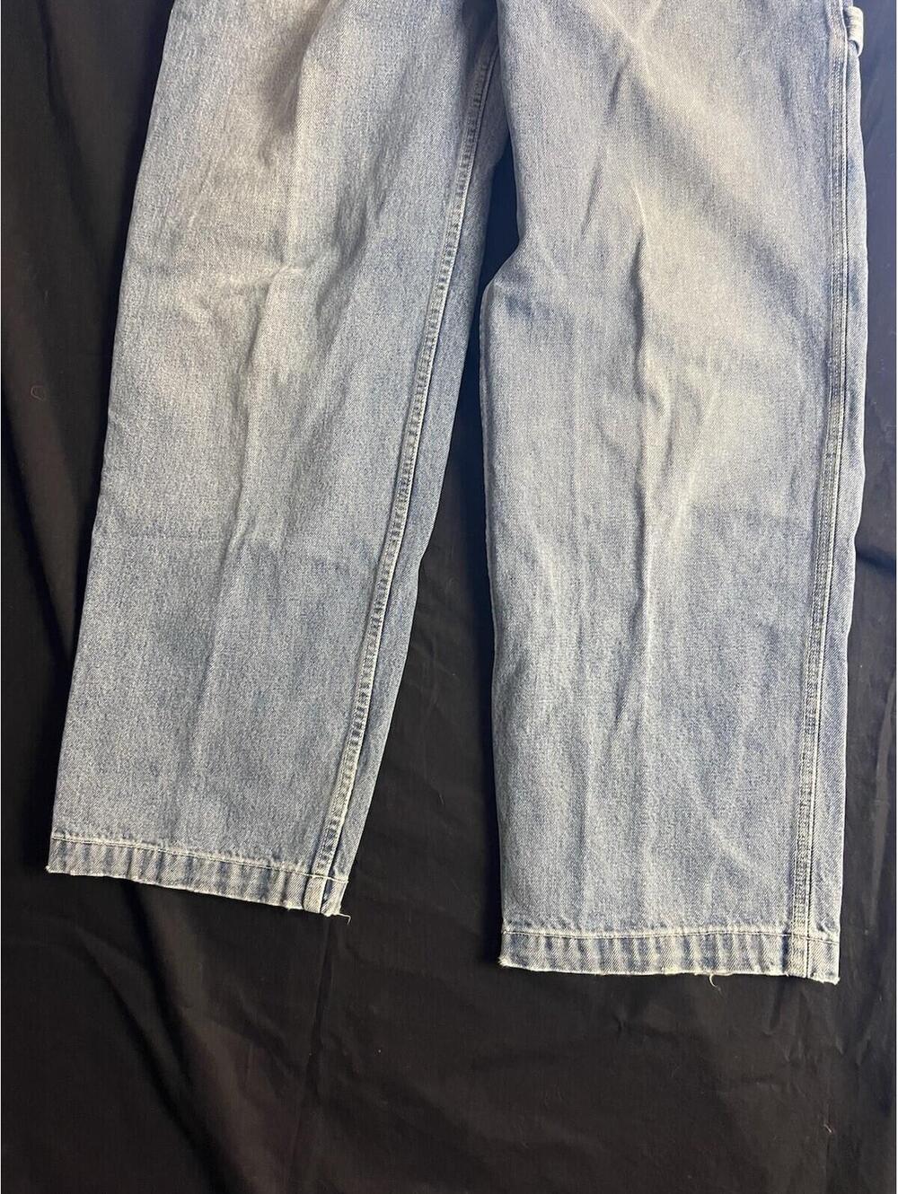 VTG Y2K Abercrombie & Fitch Men’s 32R Carpenter Jeans Wide Leg Baggy 30x30 - Picture 5 of 15